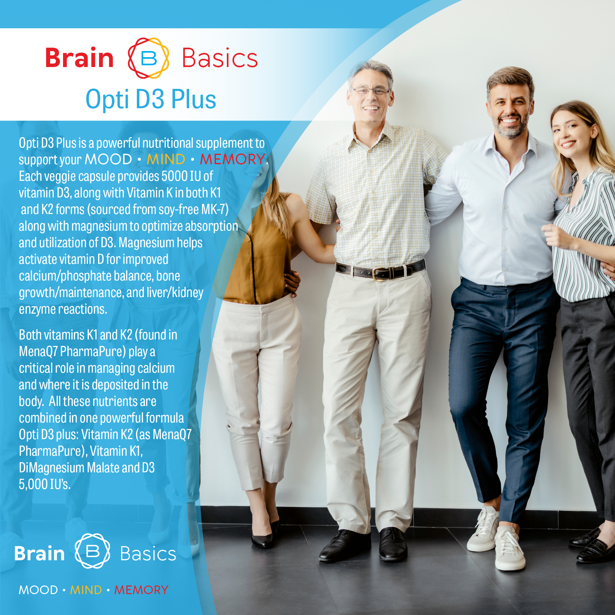 Brain Basics™ Opti D3 Plus