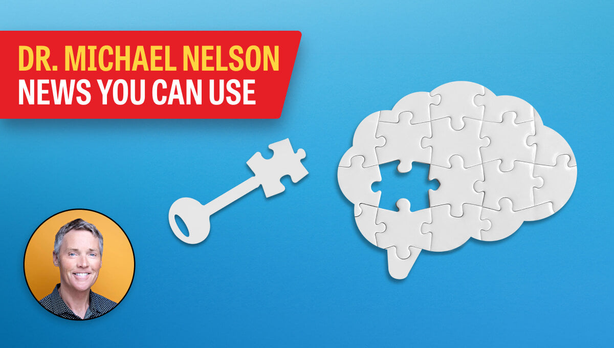 Brain made of puzzle pieces