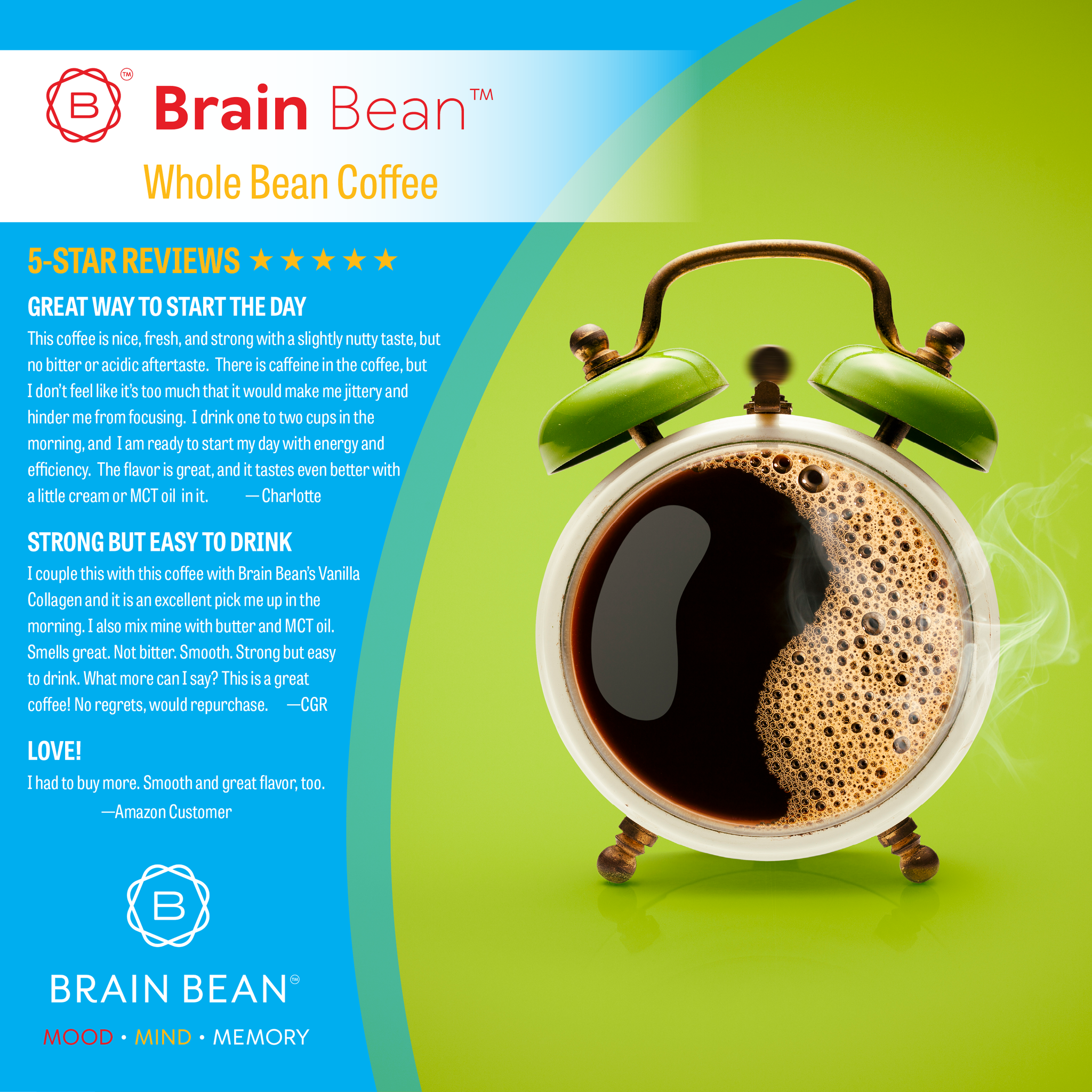 Brain Bean™ Coffee 16 oz