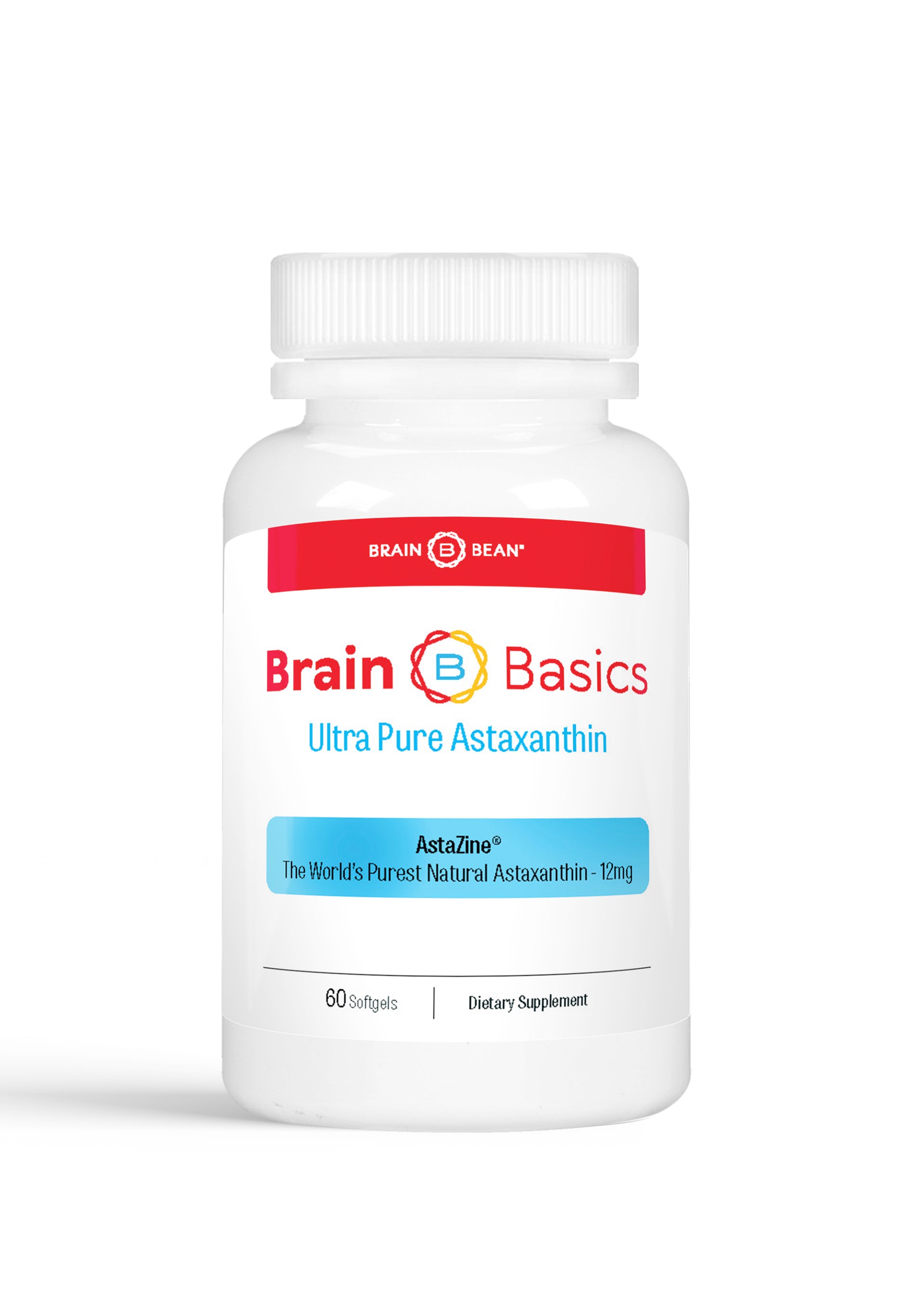 Brain basics ultra pure astaxanthin high potency 12mg per capsule